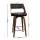 Artiss 2x Swivel Bar Stools - 76cm PU Leather, Solid Wood, Chrome Footrest, Contoured Backrest, Anti-Slip Feet, Black