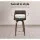 Artiss 2x Swivel Bar Stools - 76cm PU Leather, Solid Wood, Chrome Footrest, Contoured Backrest, Anti-Slip Feet, Black