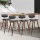 Artiss 4x Bentwood Bar Stools - Walnut Finish, PU Leather Padded Seat, Solid Wood Frame, Anti-Slip Feet, 87cm Height