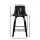 Artiss Felipe 360° Swivel Bar Stools Set of 4 - Black PU Leather, Plywood, Chrome Footrest, 87cm Height, Anti-Slip Pads