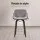 Artiss 4x Velvet Swivel Bar Stools 70cm Grey Padded Seat Solid Wood Frame with Chrome Footrest and Backrest
