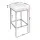Artiss 2x Bar Stools - White PU Leather, Padded Seat, Chrome Steel Legs, 36x36x69cm, Modern Kitchen Seating, Set of 2