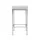 Artiss 2x Bar Stools - White PU Leather, Padded Seat, Chrome Steel Legs, 36x36x69cm, Modern Kitchen Seating, Set of 2