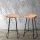 Artiss 2x Bar Stools Tractor Seat 75cm - Vintage Industrial Design, Elm Pine Wood, Heavy Duty Steel, Anti-Slip Base