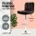 Artiss 2x Bar Stools - Chocolate PU Leather, Adjustable Gas Lift, 360° Swivel, Chrome Finish, 68-81cm Seat Height