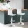 Artiss 2x White PU Leather Bar Stools, Gas Lift, 360° Swivel, Chrome Finish, 68-81cm Height Adjustable, 150kg Capacity