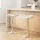 Artiss 2x White Bar Stools - PU Leather, Gas Lift, 360° Swivel, Chrome Base, Height Adjustable, Floor Protector