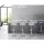 Artiss Sena 4x White Bar Stools - Adjustable Height PU Leather, 360° Swivel, Chrome Finish, Modern Kitchen Chairs