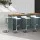 Artiss Sena 4x White Bar Stools - Adjustable Height PU Leather, 360° Swivel, Chrome Finish, Modern Kitchen Chairs