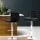 Artiss 2x Bar Stools Black PU Leather, 360° Swivel, Adjustable Height, Chrome Finish, Padded Seat, Floor Protector