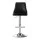 Artiss Black Leather Bar Stool, Bentwood Swivel, Adjustable 95-117cm, Anti-Slip, 150kg Capacity, Easy Assembly