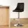 Artiss Black Leather Bar Stool, Bentwood Swivel, Adjustable 95-117cm, Anti-Slip, 150kg Capacity, Easy Assembly