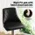 Artiss 4X Black Leather Bar Stools, Adjustable 95-117cm, Bentwood Backrest, Swivel, Anti-Slip, 150kg Capacity