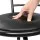Artiss 2x Swivel Bar Stools - Black PU Leather, Curved Backrest, 360° Swivel, Steel Frame, 99cm Height, Set of