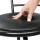 Artiss Set of 4 Swivel Bar Stools Black PU Leather Padded Seat 75cm Height Metal Frame for Kitchen or Bar