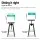 Artiss 3 Piece Bar Stool Set with 360° Swivel, Adjustable 63.5–79.5cm Seat Height, Backrests, Black and Wood