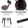 Artiss 4x Angus Adjustable Bar Stools with Backrest, Elm Wood Seat, 360° Swivel, Metal Frame, 63.5-79.5cm Height