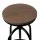 Artiss Adjustable Bar Stool - Elm Wood Seat, Steel Frame, Swivel Design, 70-90cm, Industrial Style, Anti-Slip Base