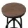 Artiss Set of 2 Adjustable Bar Stools, Elm Wood Seat, Black Steel Frame, 360° Swivel, 70–90cm, Modern Chairs