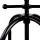 Artiss Set of 2 Adjustable Bar Stools, Elm Wood Seat, Black Steel Frame, 360° Swivel, 70–90cm, Modern Chairs