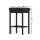 2x Artiss Metal Bar Stools Black PU Leather Seat, 66cm, Reinforced Steel Frame, Kitchen Counter Chairs Set