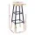 Artiss Metal Bar Stool in Gold & Navy - Stylish Two-Tone Design, 76cm Height, 120kg Capacity, Anti-Slip Protection