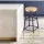Artiss Metal Bar Stool in Gold & Navy - Stylish Two-Tone Design, 76cm Height, 120kg Capacity, Anti-Slip Protection