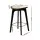 Artiss 4x Rattan Bar Stools - Bamboo Frame, Black Two-Tone, 67cm Seat, Anti-Slip, 120kg Capacity, Easy Assembly