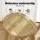 Artiss 2x Bamboo Rattan Bar Stools 67cm Counter Height Natural Finish with Gold Footrest 120kg Capacity