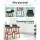 Artiss 2x Sliva Bar Stools Black 74cm – Bentwood Frame, PU Leather Upholstery, Padded Seat, Floor Protectors