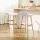 Artiss 2x Sliva Bar Stools Wooden Plywood Frame White PU Leather Upholstery 74cm Seat Foam Padded Set of 2