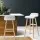 Artiss 2x Sliva Bar Stools Wooden Plywood Frame White PU Leather Upholstery 74cm Seat Foam Padded Set of 2