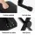Alpha Piano Stool, Adjustable Height Keyboard Seat, PU Fabric, 40x40x41-51cm, Black, Comfortable & Portable Bench
