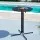 Gardeon Outdoor Bar Table Round Folding 109cm Black Steel Frame Weather-Resistant Desk Patio Furniture