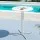 Gardeon Outdoor Bar Table 109cm Round Folding White – Weather-Resistant Steel Frame, MDF Top, Patio Furniture