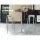 Gardeon 3-Piece Outdoor Bar Set: Adjustable Aluminium Stools & Wooden Bistro Table, Rust & UV Resistant, Easy Assembly