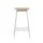 Artiss 2x Bar Stools, Pinewood Legs, 64cm Seat Height, Pine & White, Stylish & Durable Design, 150kg Capacity