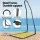Gardeon Heavy Duty Hammock Chair Stand, Powder-Coated Steel Frame, Adjustable Height, 150kg Capacity, Indoor/Outdoor