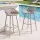 Gardeon Outdoor Bar Stools Set of 2 Coffee Polypropylene Seats Adjustable Feet