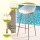 Gardeon Outdoor Bar Stools Set of 2 White Polypropylene Metal Patio Dining Chairs