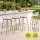 Gardeon 4-Piece Outdoor Bar Stools Polypropylene Lattice Backrest Footrest White