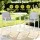 Gardeon 2 Piece Outdoor Bar Stools with Textilene Seating 150kg Grey and White