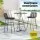 Gardeon 2 Piece Outdoor Wicker Bar Stools - Black, Steel Frame, UV-Resistant, 41x50x92cm, 150kg Capacity,