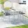 Gardeon 5-Piece Outdoor Aluminium Bar Set with High Back Stools and Bar Table Dark Grey Removable Cushions