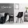 Artiss Dining Chairs Set of 2, Black PU Leather, Steel Legs, Cushioned Back, 53x46x86cm, 150kg Capacity, Modern Design