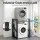 Artiss Over Washing Machine Rack 75cm Black Heavy Duty 200kg Adjustable Shelves Vibration Resistant 3-Tier