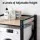 Artiss Over Washing Machine Rack 75cm Black Heavy Duty 200kg Adjustable Shelves Vibration Resistant 3-Tier