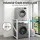 Artiss Over Washing Machine Rack 75cm White Adjustable 3 Shelves 200kg Heavy Duty Storage Shelf for Bathroom