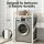 Artiss Over Washing Machine Rack 75cm White Adjustable 3 Shelves 200kg Heavy Duty Storage Shelf for Bathroom