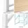 Artiss Over Washing Machine Rack 75cm White Adjustable 3 Shelves 200kg Heavy Duty Storage Shelf for Bathroom